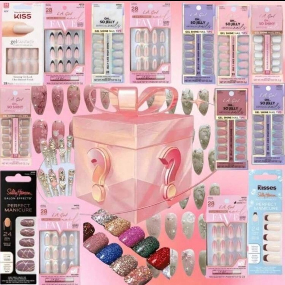 💅 HAPPY HAND BUNDLE 💅 fake nails • nail decor • nail files• lotions•Mystery Box